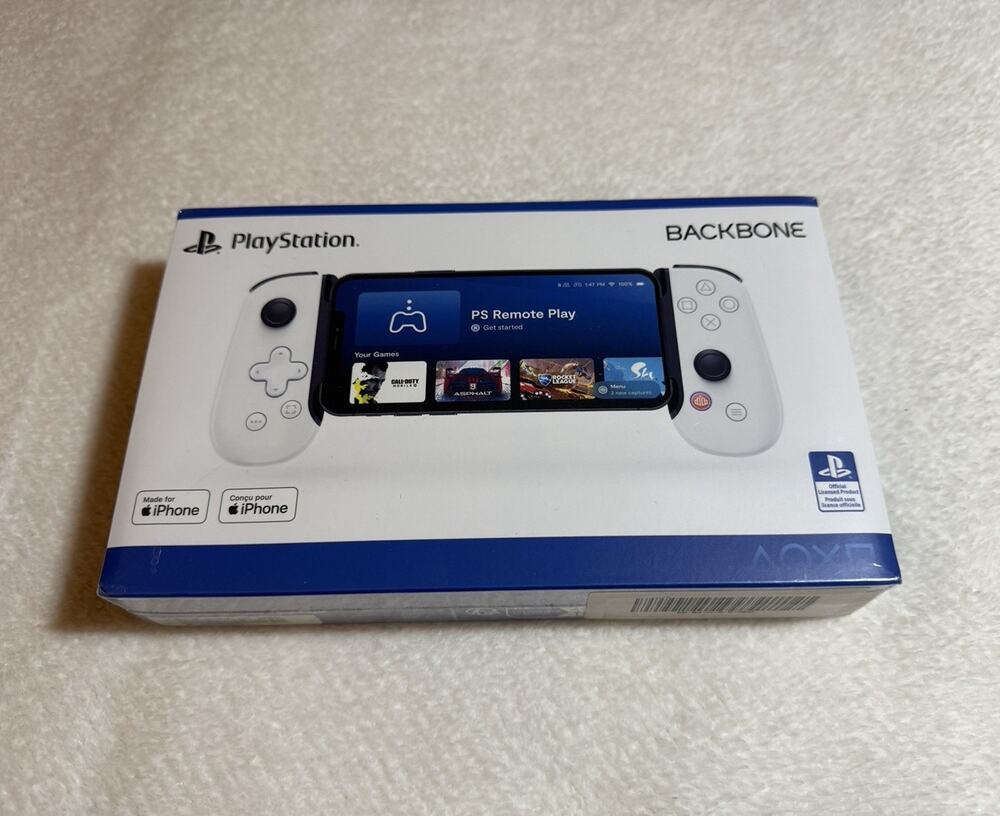 Backbone One PlayStation Edition Mobile Controller for iPhone, White (2023)